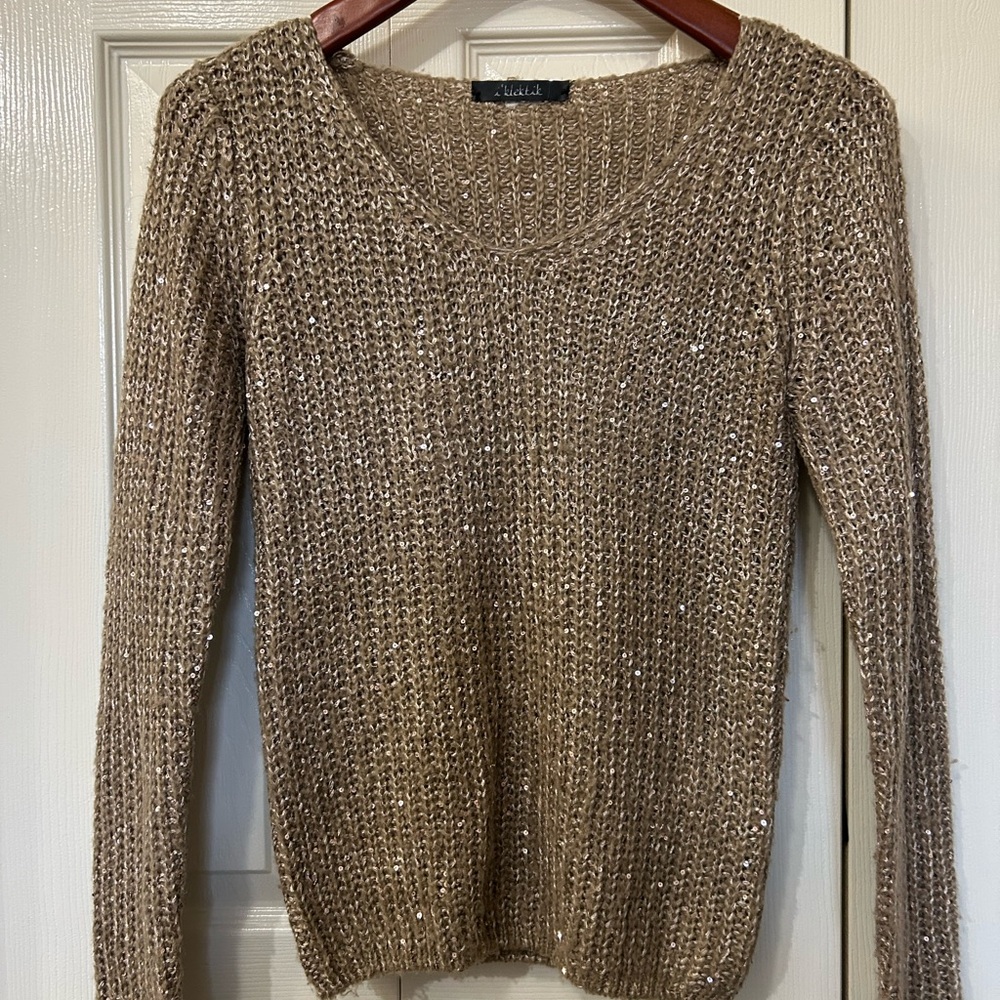 Kohl's Women's V-Neck Sweater - Brown